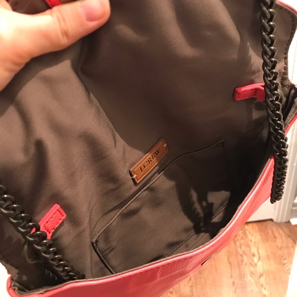 J. Crew Leather Envelope Bag - Picture 3 of 6